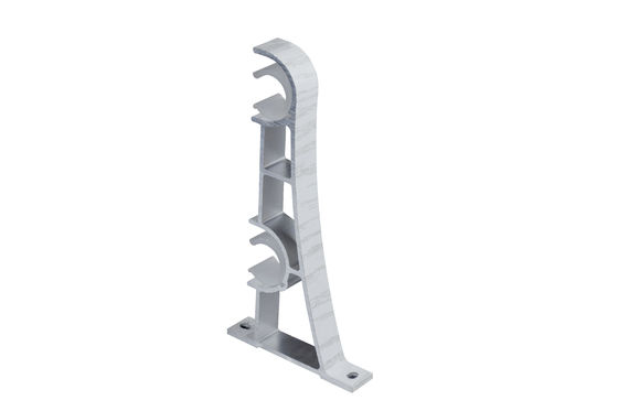 Doppia tenda Rod Bracket del rame del supporto del soffitto decorativo del metallo