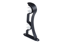 materiale di Rod Brackets Aluminum Alloy Iron della tenda del doppio dell'oro di 25mm 28mm