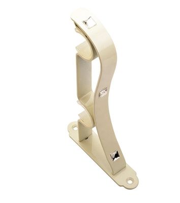 Sostegno di alluminio di Rod Double Holder Wall Curtain della tenda del supporto del soffitto di Palo Antivari per il tubo della tenda