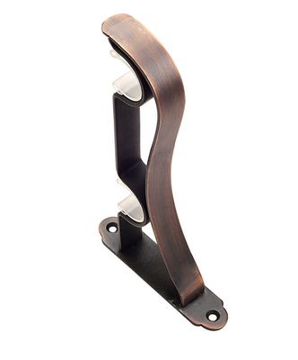 Sostegno di alluminio di Rod Double Holder Wall Curtain della tenda del supporto del soffitto di Palo Antivari per il tubo della tenda