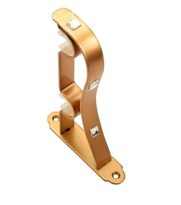 Sostegno di alluminio di Rod Double Holder Wall Curtain della tenda del supporto del soffitto di Palo Antivari per il tubo della tenda