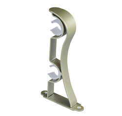 Tenda a forma di U Rod Fixed Curtain Rod Bracket di prezzo basso 25mm