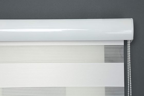 La finestra decorativa dell'ufficio del rullo copre il ODM di stile della zebra di doppio strato delle tende