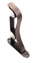 Barre dei supporti della parete del supporto di cortina di ferro di alluminio Rod Bracket del giusto soffitto