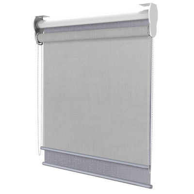 ODM dell'OEM moderno di Windows dell'ufficio di Grey Roller Blinds For Indoor del tessuto manuale