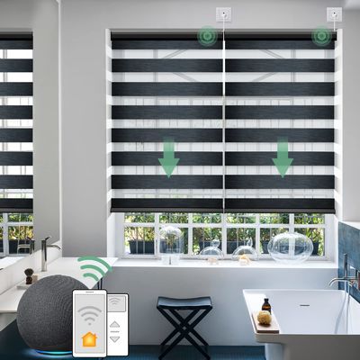 Ciechi di finestra intelligenti astuti di controllo del App motorizzati per il Odm dell'OEM della decorazione