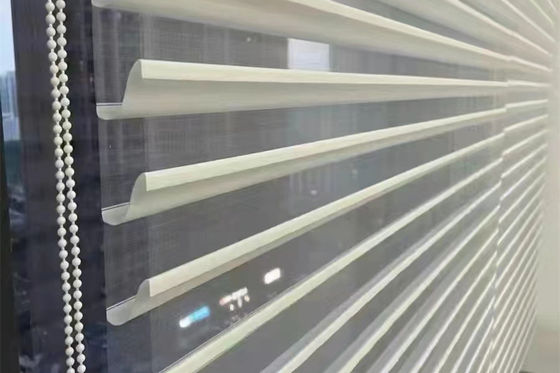 Blackout motorizzato elettrico dei ciechi della La di Shangri della luce morbida con due strati del filato