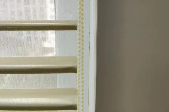Due strati del filato di Shangri della La di stile elegante trasparente delle tende per la camera da letto