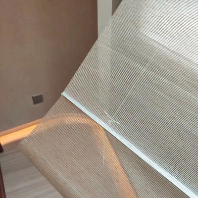 ODM Roman Curtain Blinds orizzontale, filato di poliestere Roman Shades For Living Room