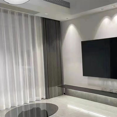Controllo della bacchetta di larghezza di verticale 240cm di Matt Charcoal Grey Curtain Blinds