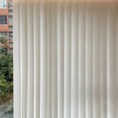Anti abitudine verticale di sogno bianca statica del tessuto della stanza del manuale delle tende cieche classiche dei semi