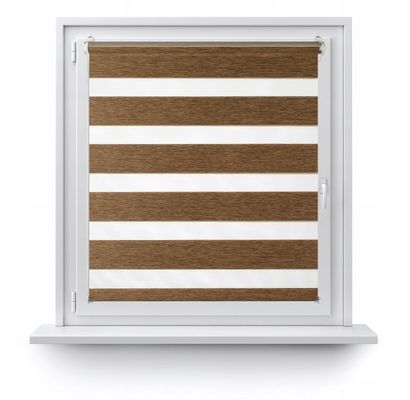 Tenda A mano in rilievo Semi-cieca della zebra della tenda del rotolo-Su della tenda multicolore della zebra