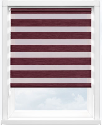 Tenda A mano in rilievo Semi-cieca della zebra della tenda del rotolo-Su della tenda multicolore della zebra