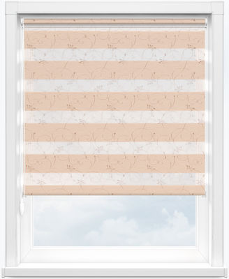 Tenda A mano in rilievo Semi-cieca della zebra della tenda del rotolo-Su della tenda multicolore della zebra