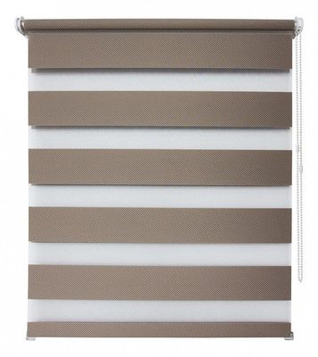 La zebra resistente della cucina della muffa acceca la tenda manuale di tirata della perla impermeabile di tirata di blackout