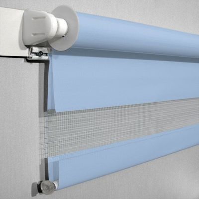 La zebra resistente della cucina della muffa acceca la tenda manuale di tirata della perla impermeabile di tirata di blackout
