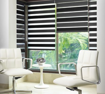 Telecomando intelligente Cina-fatto del motore, Bluetooth, controllo di voce, tipo tenda della zebra di doppio strato della zebra