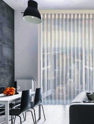 Il verticale di sogno della finestra della tenda del filato molle acceca la tenda cieca dei semi di colore solido