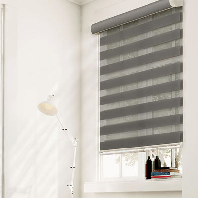 Le tende da zebra elettriche di lusso doppio strato impermeabili completamente ombreggiate