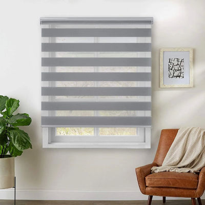 Le tende da zebra elettriche di lusso doppio strato impermeabili completamente ombreggiate